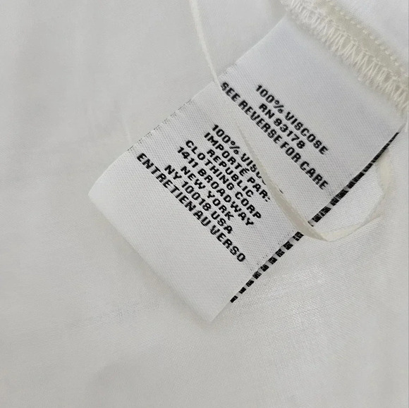 Magaschoni Sleevless Blouse Viscose Top  Ivory Size M - Picture 4 of 4